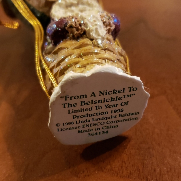 Belsnickel Santa Hot Air Ballon Ornament - Picture 6 of 7